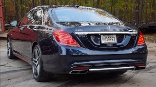 Mercedes S65 AMG V12 Biturbo exhaust sound  Revs amp accelerations [upl. by Euqinna]