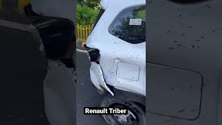 Renault Triber build quality 💥renault triber accident [upl. by Leanna]