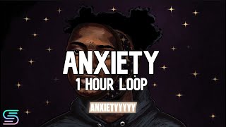 Sleepy Hallow  A N X I E T Y 1 HOUR LOOP feat Doechii [upl. by Yluj]