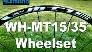 Shimano MT15  MT35 Wheelset Quick Overview  MTB [upl. by Ruiz]