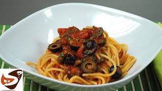 Spaghetti alla puttanesca – Gusto irresistibile facili e veloci – Primi piatti [upl. by Tutto]