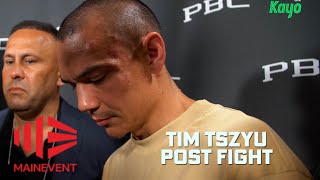 Tim Tszyu Post Fight Interview [upl. by Broek19]