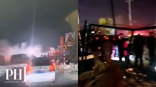 Car And Train Collision In Liaoning Kills 2 Injures 4  PHJ [upl. by Hgielyk653]