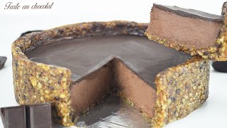 TARTE AU CHOCOLAT  DATTES MEDJOOL ET NOIX [upl. by Carl]