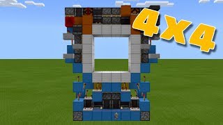 Minecraft PE 4x4 WORKING DOOR PEXboxWindows10Switch [upl. by Ireg]