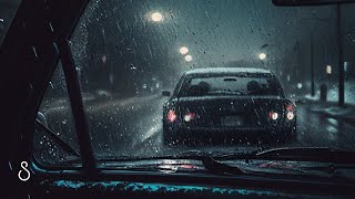 Rain on Car Window  12 Hours  Black Screen  Sleep In Series [upl. by Ynaoj34]