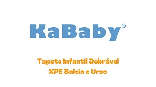 Tapete Infantil Dobrável XPE Baleia e Urso da KaBaby [upl. by Nivonod]