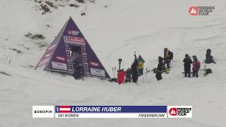 Winning run Lorraine Huber  FWT18 Fieberbrunn Austria [upl. by Nimzzaj]