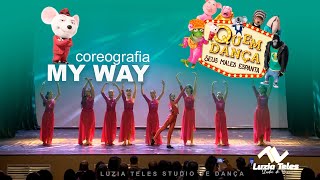 COREOGRAFIA MY WAY  TURMA JAZZ [upl. by Enirtak]