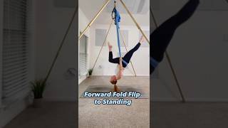 3 Beginner Aerial Yoga Transitions aerialyoga aerialhammock [upl. by Bancroft]