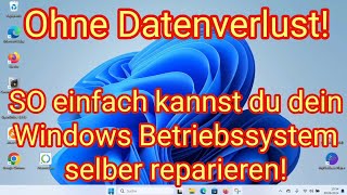 So einfach kannst du dein Windows Betriebssystem ohne Datenverlust selber reparieren [upl. by Nnayelsel]