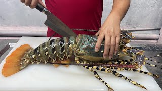 best way to cook lobster lobster for sashimi  Asian chef [upl. by Aldercy]