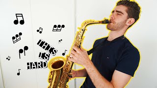 Learning Saxophone in 24 Hours [upl. by Seuguh]