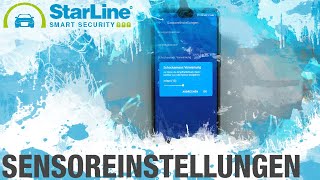 StarLine 2 App Sensoren einstellen [upl. by Ttennaj12]