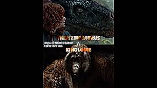 King Louie vs Therizinosaurus therizinosaurus kinglouie junglebook2016 jurassicworlddominion [upl. by Rosen201]