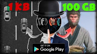 1ΚΒ Το 100GB Playstore Games Malayalam🤯 [upl. by Bevan]