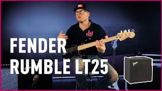 Fender Rumble LT25 Combo Basse Impression  Bax Music FR [upl. by Nuahsyd]