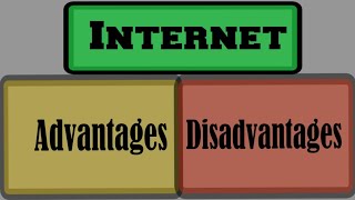 internet advantages and disadvantages  pros and cons internet [upl. by Carisa401]