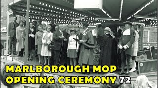 1972 Marlborough First Mop Fair Official Opening Ceremony [upl. by Merkle]