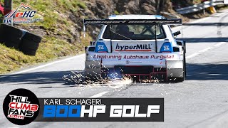 800hp Rallye Golf  Karl Schagerl  Hill Climb Falperra 2022 ☆ [upl. by Dnomad]