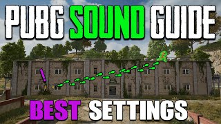 ULTIMATE PUBG SOUND SETTINGS 2022  FIX FOOTSTEPS  AUDIO GUIDE  SOUND LOCK  PUBG SEASON 12 [upl. by Notirb]