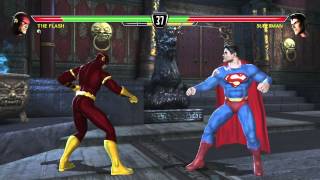 Mortal Kombat vs DC Universe  Arcade mode as The Flash [upl. by Eyahc242]