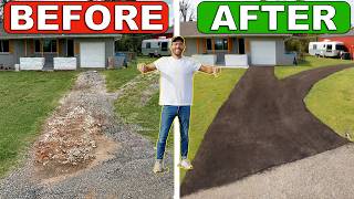 10000 Asphalt Driveway Transformation [upl. by Elleirua]