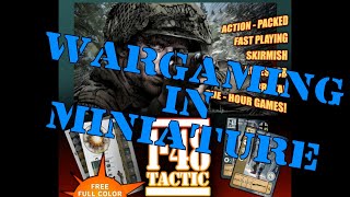 Wargaming in Miniature ☺ 1 48 Tactic Project Dec 11th [upl. by Esilrahc522]