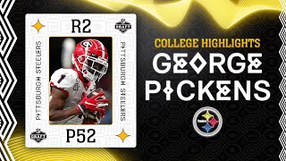 2022 NFL Draft George Pickens College Highlights  Pittsburgh Steelers [upl. by Jimmy114]