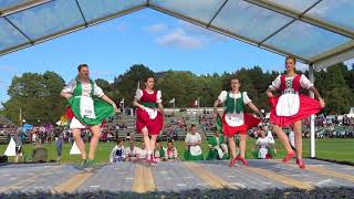 Braemar Gathering 2017  Highland Dancing competitions showing the Hullachan and Irish Jig [upl. by Othello]