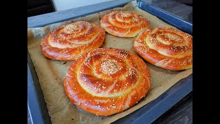 👌EN KOLAY TAHİNLİ ÇÖREK TARİFİ  TAHİNLİ PİDE HAMUR İŞLERİ 🌾TARİFLER🌾 DÖNDÜ [upl. by Melonie]