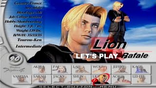 LETS PLAY  Virtua Fighter 4  Lion Rafale Arcade Mode Playthrough PS2 [upl. by Korney]