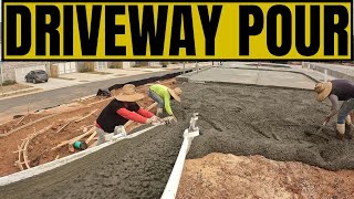 Driveway Pour  Ready Mix Driver 22924 [upl. by Halda]