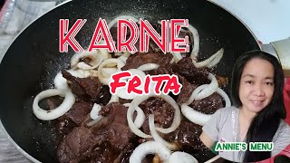 KARNE FRITA Ilonggo Style [upl. by Barra]