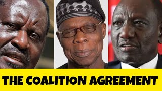 Raila Ruto and Obasanjo secret meeting to draft a COALITION AGREEMENT [upl. by Marius]