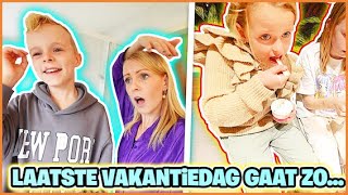 LUAN GEEFT MAMA GELiJK amp SPELEN MET VRiENDINNETJE OP LAATSTE VAKANTIEDAG  Bellinga Vlog 2998 [upl. by Schwarz]