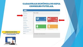 Cadastrar Denúncia no SIPIA Conselho Tutelar [upl. by Ecnahc]