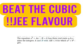 CUBIC EQATION CHALLANGE NEWTONS WAY [upl. by Hazrit]