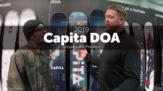 2019 Capita DOA Snowboard  Preview [upl. by Katharina]