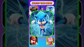 Guess The Meme Song । Sonic Meme Songs। Sonic The Hedgehog 3 memes shinsonic sonic shorts [upl. by Lewan]