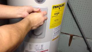 How To Reset The Reset Button On a Electric Hot Water Heater Pretty Easy [upl. by Dimphia153]