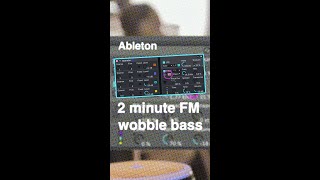 Quick FM Wobble Bass Patch in Ableton with Operator shorts dubstep abletonlive drumnbass [upl. by Coe]