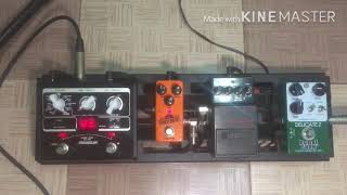 My portable pedalboard with “Rockboard 21” [upl. by Rafiq666]