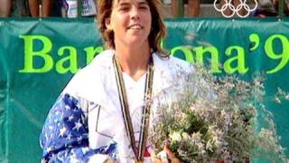 Jennifer Capriati wins Gold  Barcelona 1992 Olympics [upl. by Trebor142]