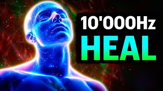 RECEIVE HIGHEST POSITIVE ENERGY 10000Hz 528Hz Healing Frequency Music [upl. by Aokek]