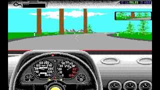 Test Drive II The Duel  California Challenge PCDOS Accolade 1989 [upl. by Nodnelg]