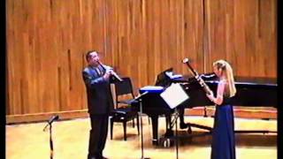 Dos Danzas cubanas by Cervantes Paquito D´Rivera clarinete Andrea Merenzon fagot [upl. by Eimrots443]