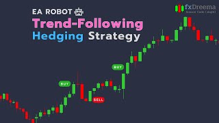 EA Robot  TrendFollowing Hedging Strategy by fxDreema [upl. by Suitangi821]