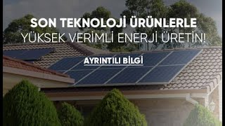 Güneş Enerji Nedir Güneş Enerji Sistemleri  Etfa Enerji [upl. by Talbot]