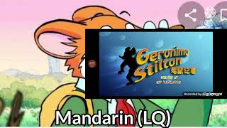 Geronimo Stilton Opening Multilanguage Comparison [upl. by Elamor593]